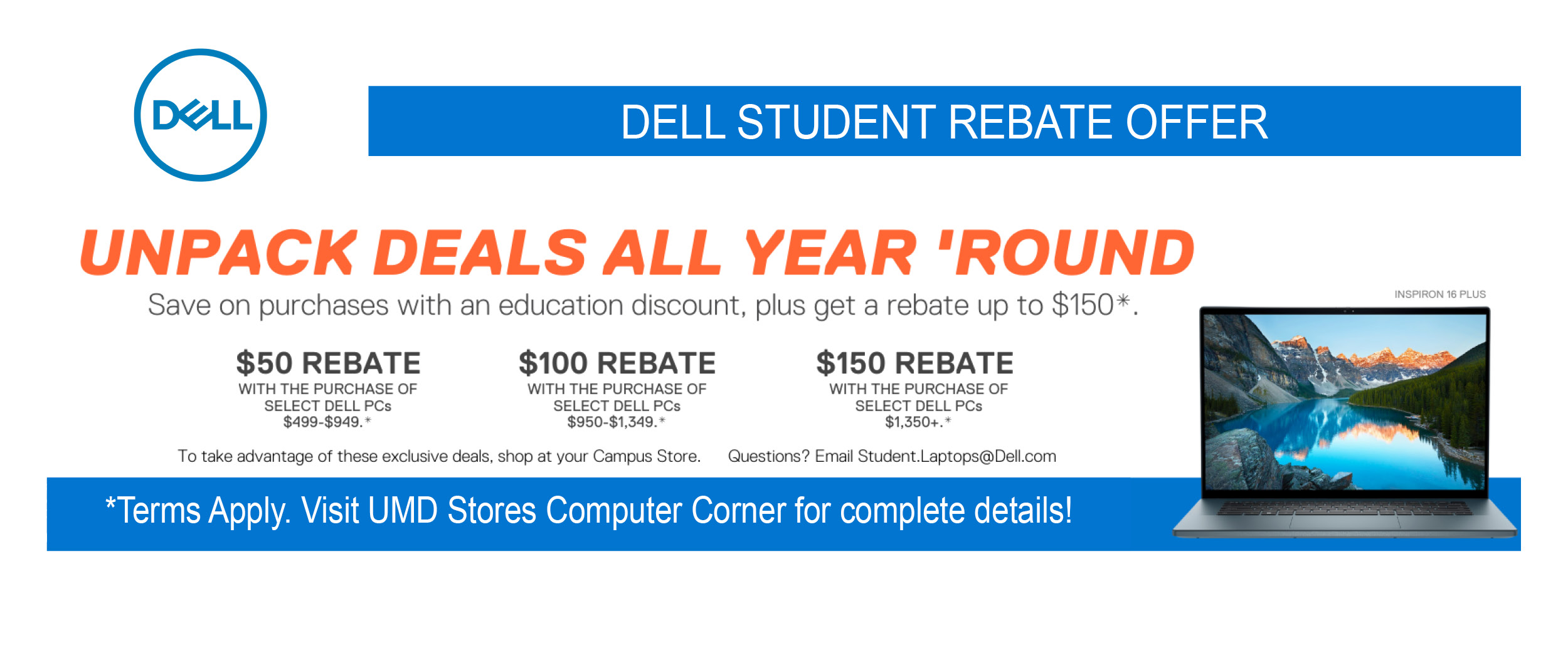 Dell Student Rebate Available