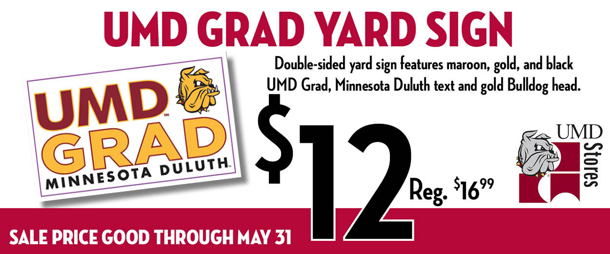 UMD Grad Yard sign in-store now