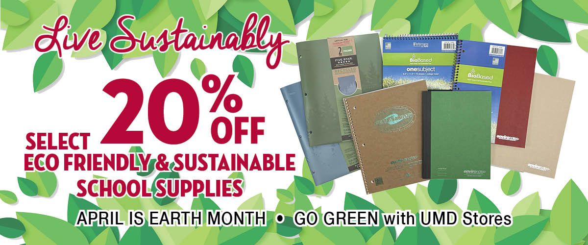 20% off Sustainable Supplies