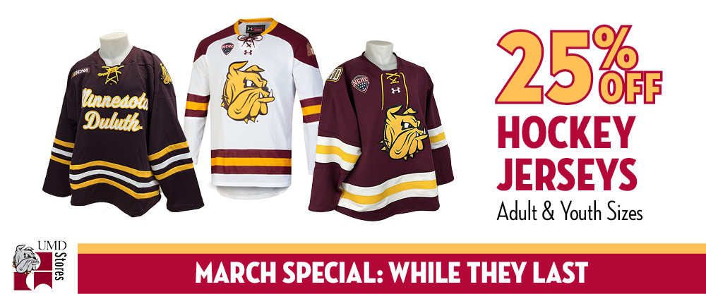 25% off Hockey Jerseys