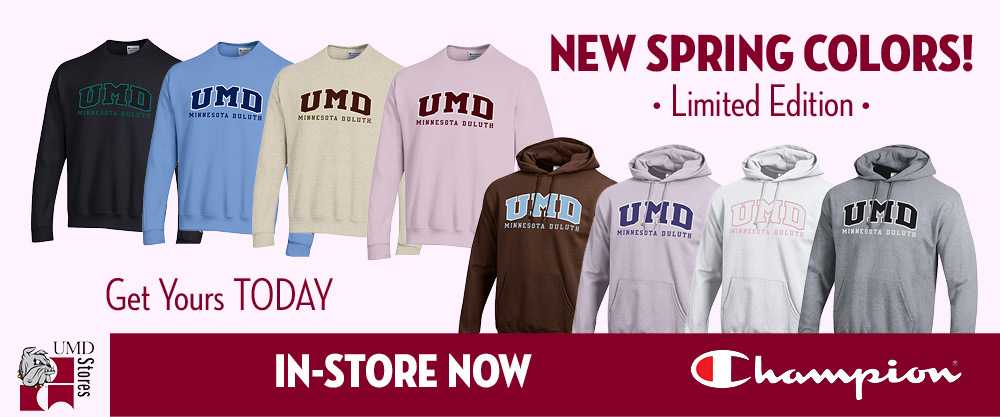 UMD Arch Hoods & Crews in New Spring Colors